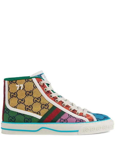 gucci 1977 multicolor|gucci tennis 1977 used.